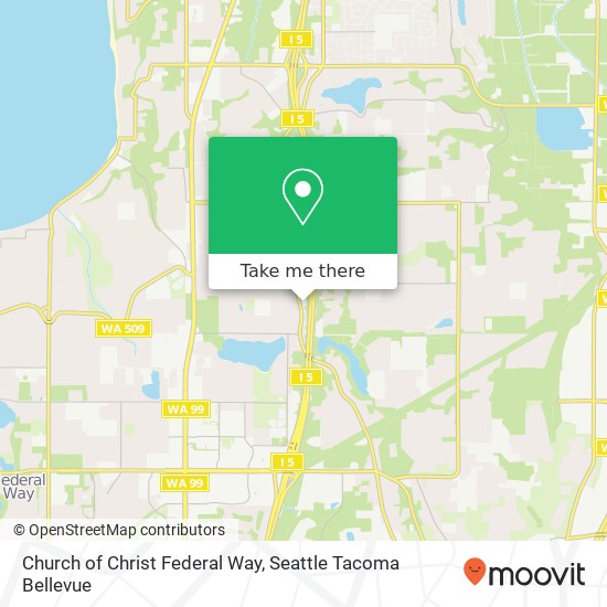 Church of Christ Federal Way map