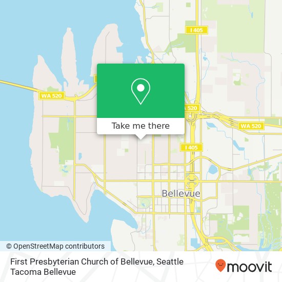 First Presbyterian Church of Bellevue map