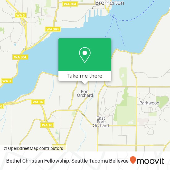 Bethel Christian Fellowship map