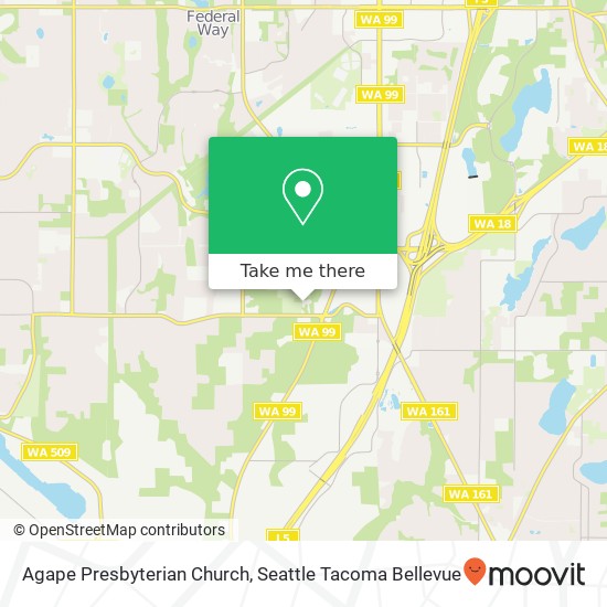 Agape Presbyterian Church map