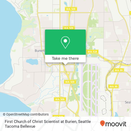 First Church of Christ Scientist at Burien map