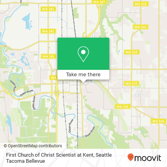 First Church of Christ Scientist at Kent map