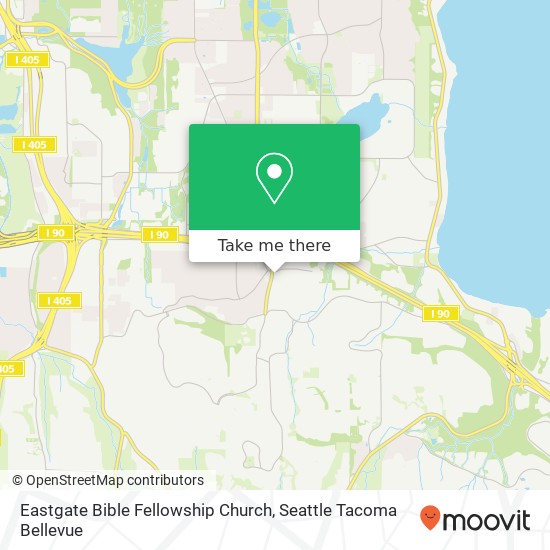Mapa de Eastgate Bible Fellowship Church