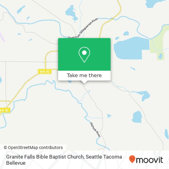 Mapa de Granite Falls Bible Baptist Church