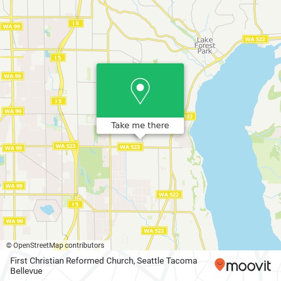 First Christian Reformed Church map