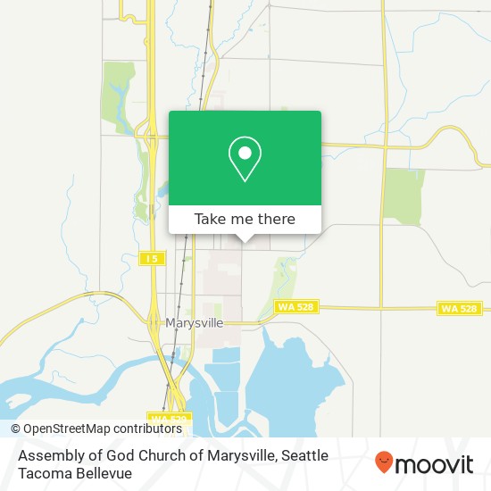 Mapa de Assembly of God Church of Marysville