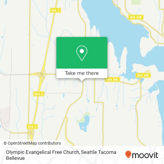 Olympic Evangelical Free Church map
