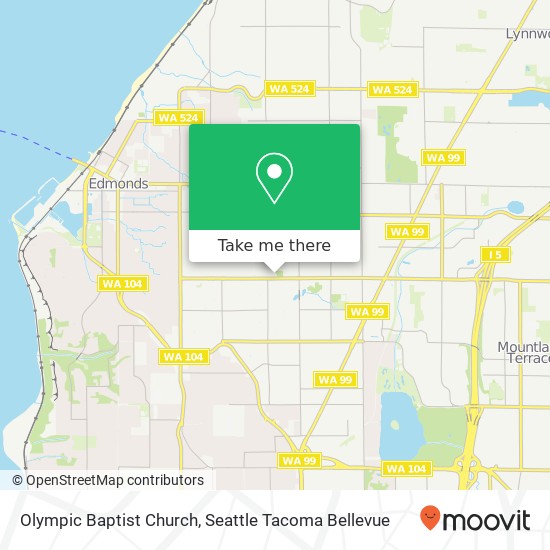 Olympic Baptist Church map