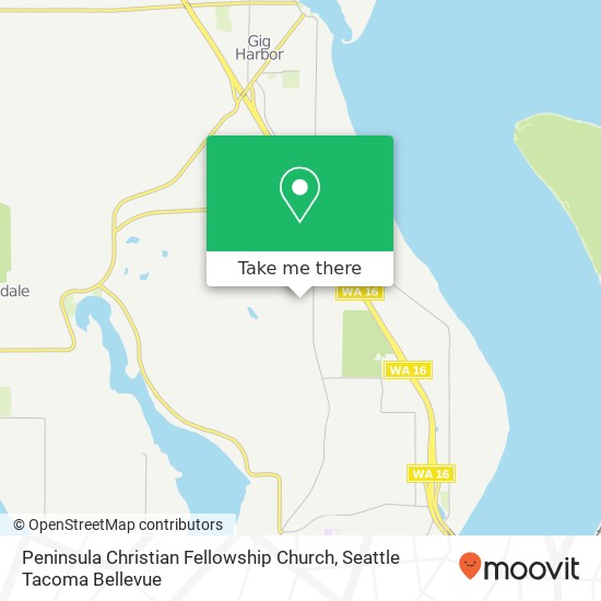 Peninsula Christian Fellowship Church map