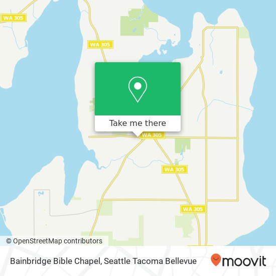 Mapa de Bainbridge Bible Chapel