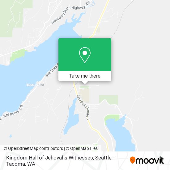 Kingdom Hall of Jehovahs Witnesses map