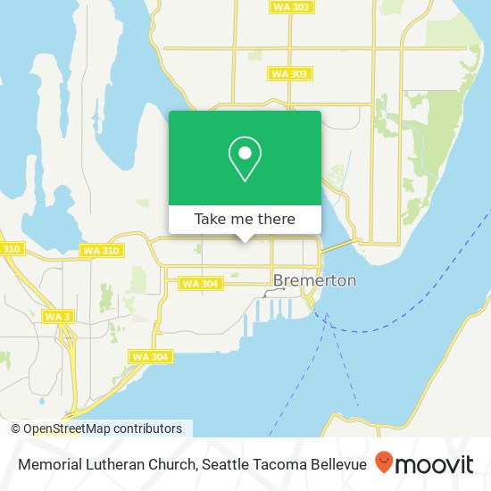 Memorial Lutheran Church map