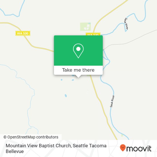 Mapa de Mountain View Baptist Church