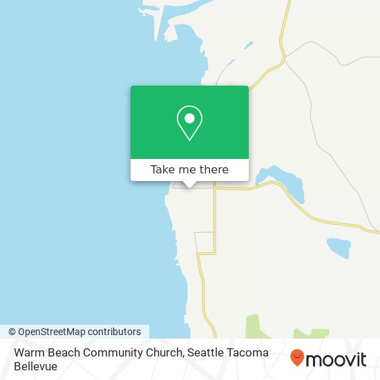 Mapa de Warm Beach Community Church