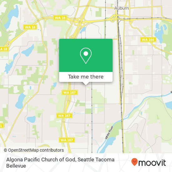 Mapa de Algona Pacific Church of God