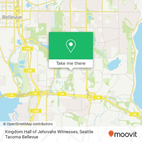 Mapa de Kingdom Hall of Jehovahs Witnesses