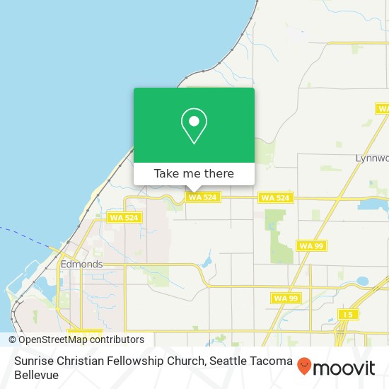 Mapa de Sunrise Christian Fellowship Church