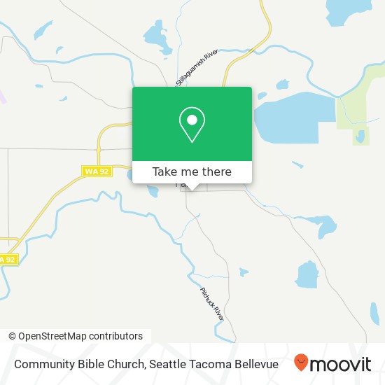 Community Bible Church map