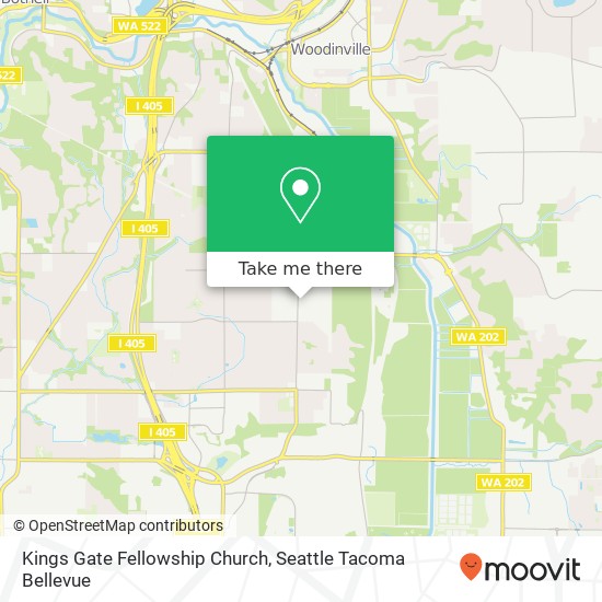 Mapa de Kings Gate Fellowship Church