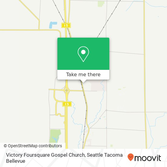 Victory Foursquare Gospel Church map