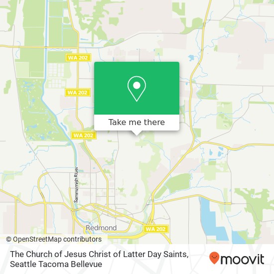 The Church of Jesus Christ of Latter Day Saints map