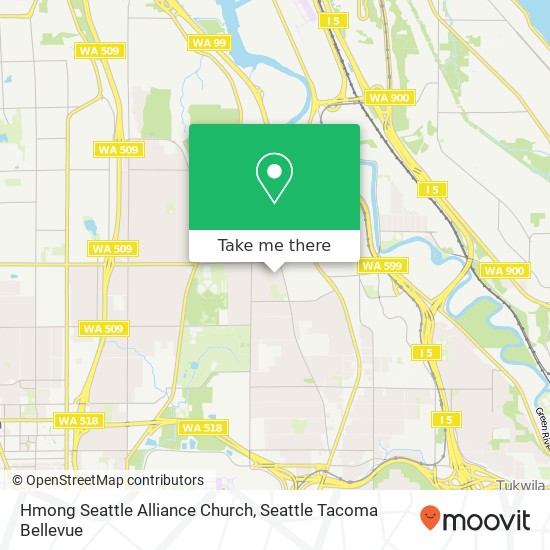 Mapa de Hmong Seattle Alliance Church