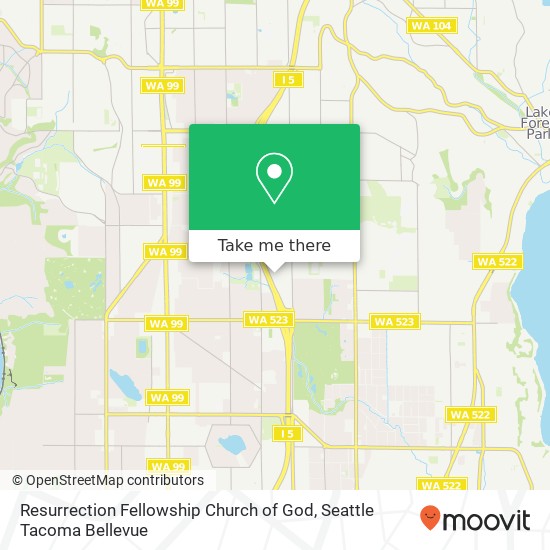 Resurrection Fellowship Church of God map