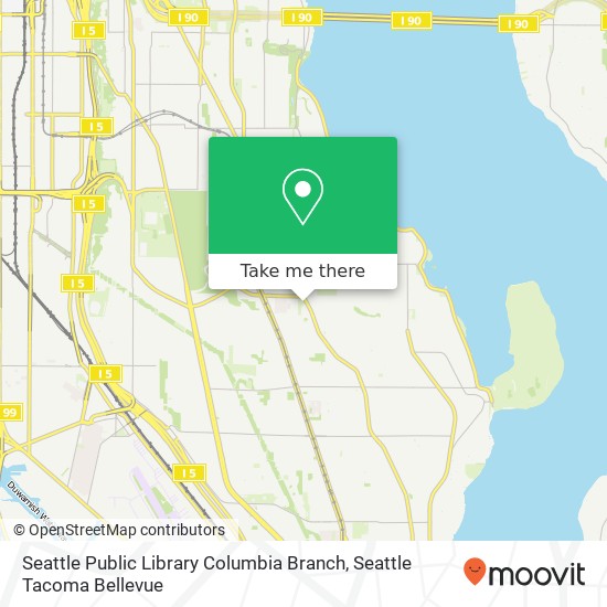 Mapa de Seattle Public Library Columbia Branch