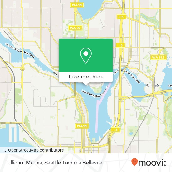 Tillicum Marina map