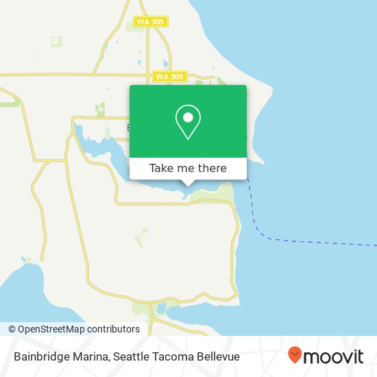 Bainbridge Marina map