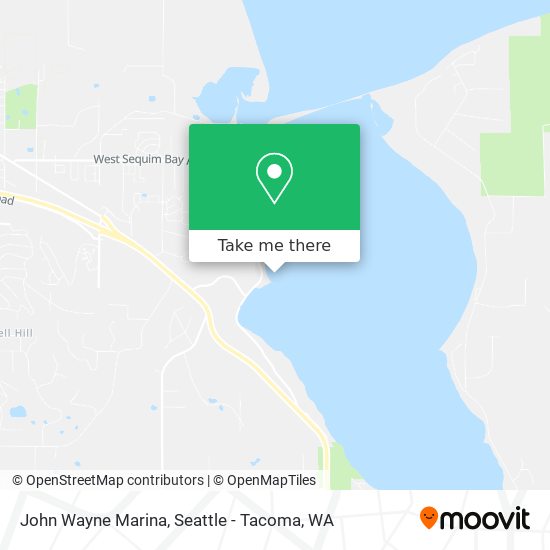 John Wayne Marina map