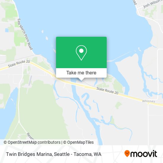 Twin Bridges Marina map