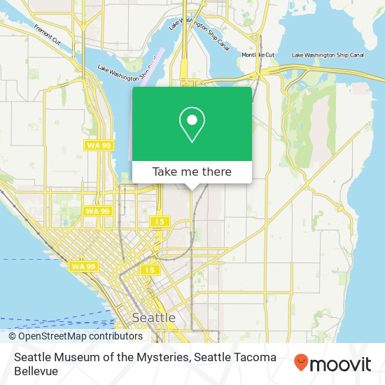 Seattle Museum of the Mysteries map