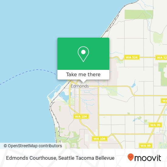 Mapa de Edmonds Courthouse