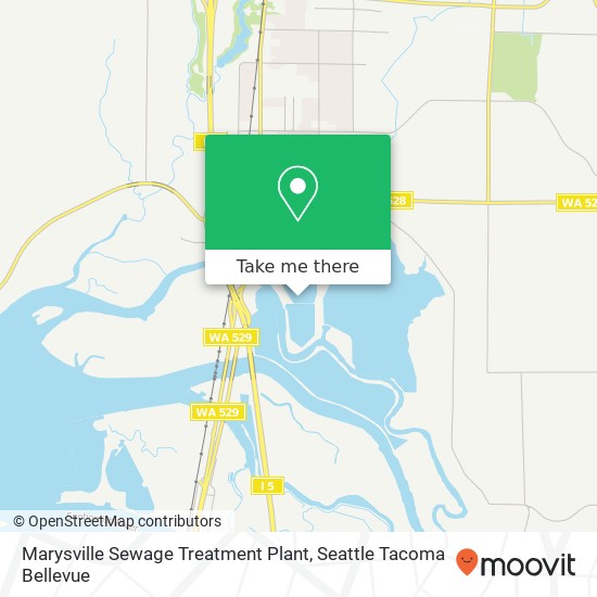 Marysville Sewage Treatment Plant map