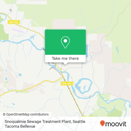 Snoqualmie Sewage Treatment Plant map