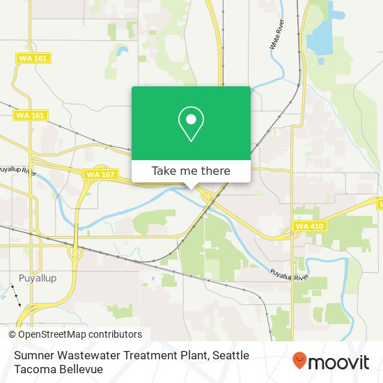 Sumner Wastewater Treatment Plant map