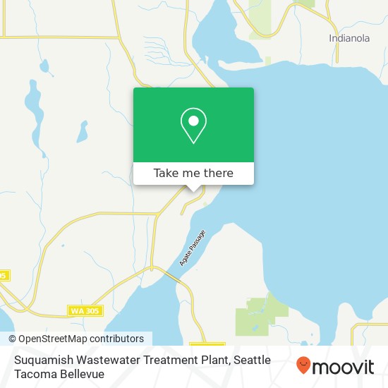 Suquamish Wastewater Treatment Plant map