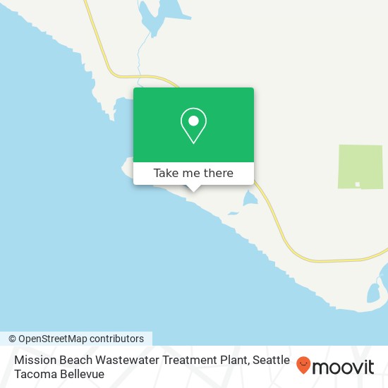 Mapa de Mission Beach Wastewater Treatment Plant