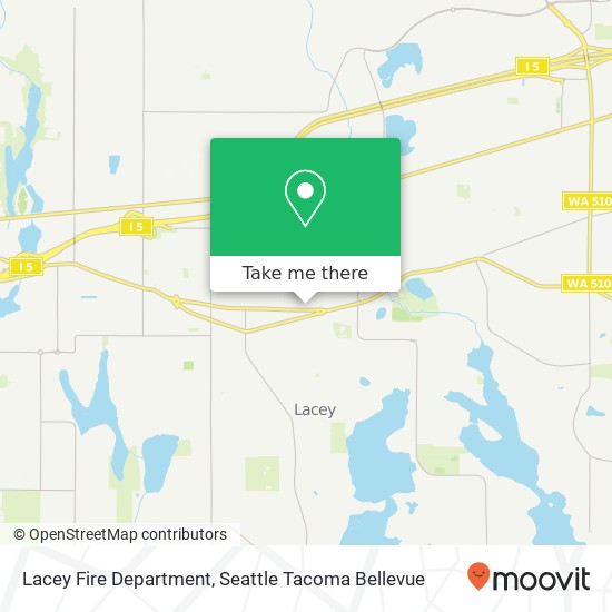 Lacey Fire Department map