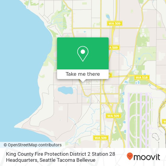 Mapa de King County Fire Protection District 2 Station 28 Headquarters