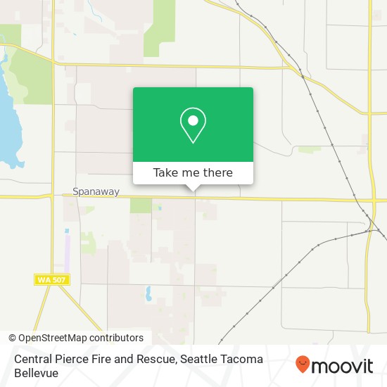 Central Pierce Fire and Rescue map