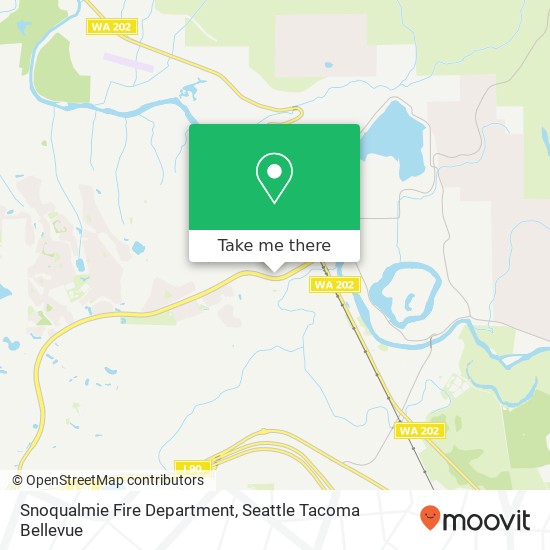 Snoqualmie Fire Department map