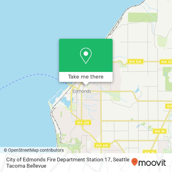 City of Edmonds Fire Department Station 17 map