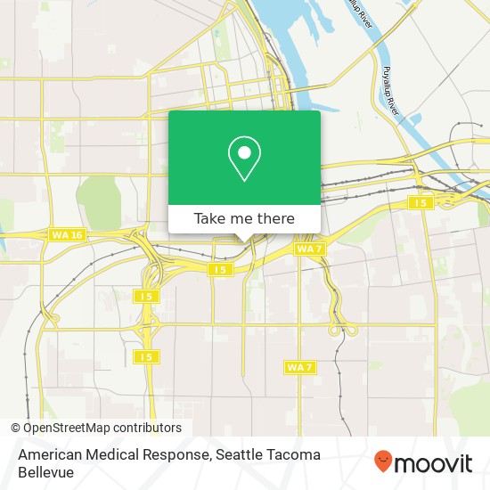 American Medical Response map