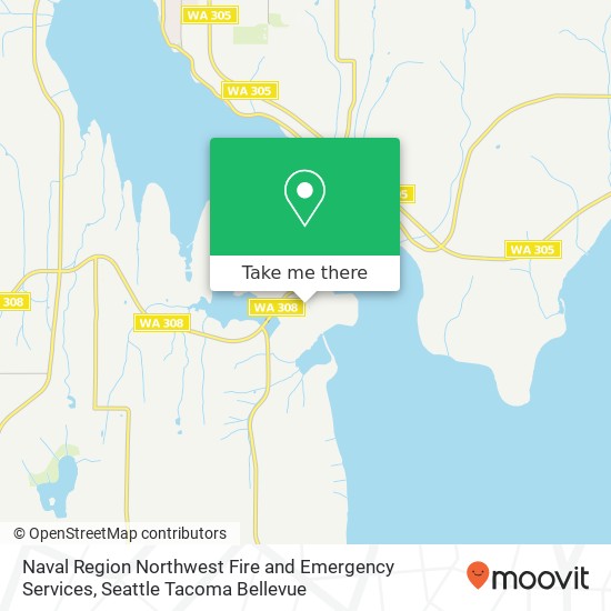 Mapa de Naval Region Northwest Fire and Emergency Services