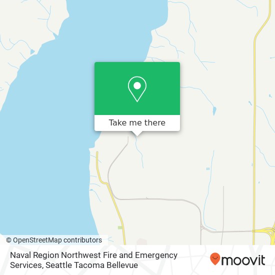 Naval Region Northwest Fire and Emergency Services map