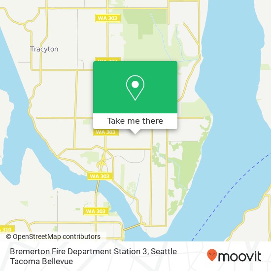 Bremerton Fire Department Station 3 map