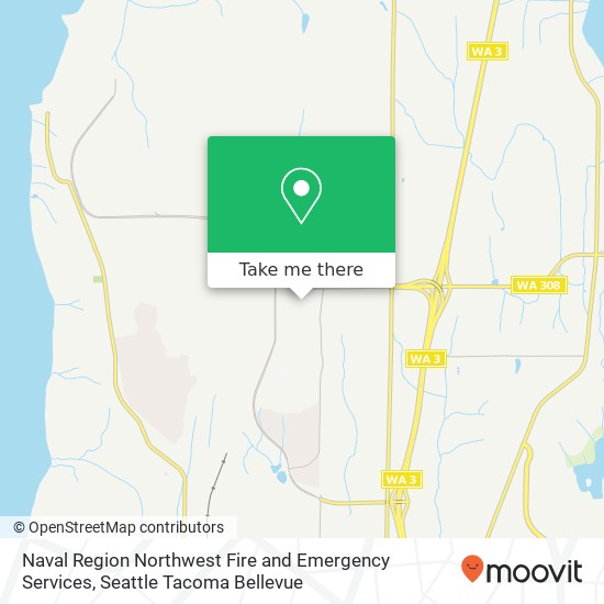 Mapa de Naval Region Northwest Fire and Emergency Services