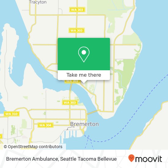 Bremerton Ambulance map